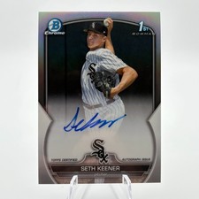 Seth Keener 2023 Bowman Draft Chrome Refractor Auto Card /499 #CDA-SK