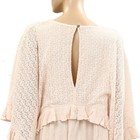Free People Free-Est As You Are Romper Flutter Sleeves Crochet Ruffle S 287471 — photo 6