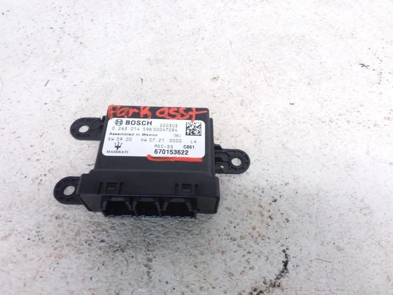 2023 MASERATI GHIBLI PARK ASSIST CONTROL MODULE OEM PART NUMBER 670153622
