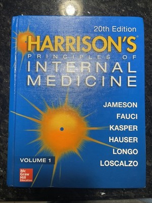 Harrison's Principles of Internal Medicine 20th Edition Vol 1 Dennis Kasper