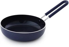 Blue Diamond Cookware Healthy Ceramic Nonstick Mini Egg Pan, Blue