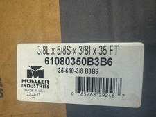 Mueller 35' Insulated Line Set 3/8" Liquid 5/8" Suction Friedrich 30k T53350