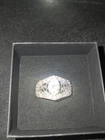 Vintage Womans Nevada Silver Ring Marked