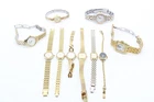 F x10 Ladies Rotary Quartz Wristwatches Inc Gold Tone, Two Tone, Not Tested Etc