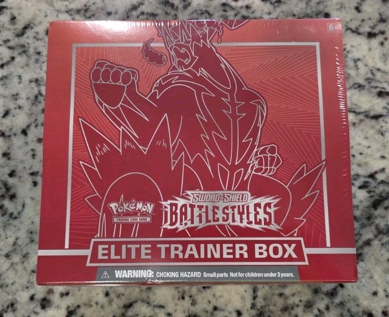 Pokémon SWORD & SHIELD BATTLE STYLES Red Elite Trainer Box ETB New SEALED! 