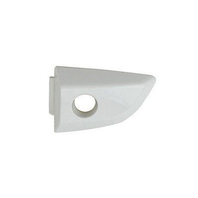 Front LH Driver Side Door Handle Key Hole Cover White For Honda Civic 2016-2019