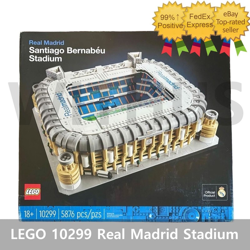 LEGO 10299 Real Madrid Santiago Bernabeu Stadium, 5876pcs SEALED =