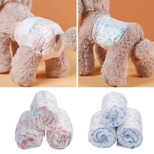 10/50/100X Female Male Dog Diapers Disposable Nappies Leak Proof Puppy Sanitary
