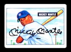 Mickey Mantle Auto Signed 1951 Bowman Porcelain RC Yankees S