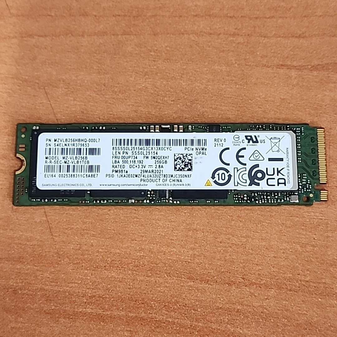 Samsung M.2 Interface 256 GB Solid State Drives for sale | eBay