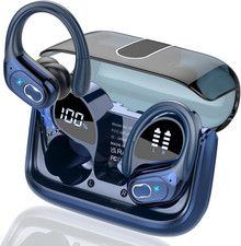 Wireless Earbuds 75Hrs Bluetooth 5.4 Headphone Sport, 2025 Bluetooth Earbuds Ste