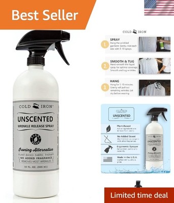 32 fl oz Unscented Plant-Based Wrinkle Release Spray -  Formula