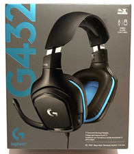 Logitech G432 Wired 7.1 Surround Sound Gaming Headset for PC, PS4, Switch sealed