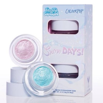 ColourPop Frosty the Snowman Jelly Much Eyeshadow Duo Pink Blue Shimmer 2 x 3.9g