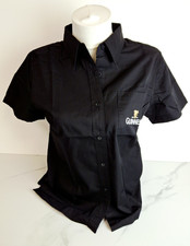 Guinness Branded Button Down Short Sleeve Shirt Size Large J2807