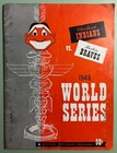 1948 World Series Official Program CLEVELAND INDIANS vs BOSTON BRAVES unscored — photo 1