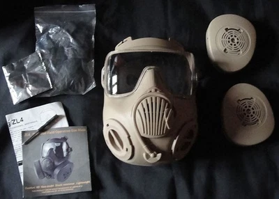 ZL4 WAR WOLF FIELD OPERATION GAS MASK - MASCARA DE GAS TÁCTICA - NUEVA - - Imagen 1 de 3