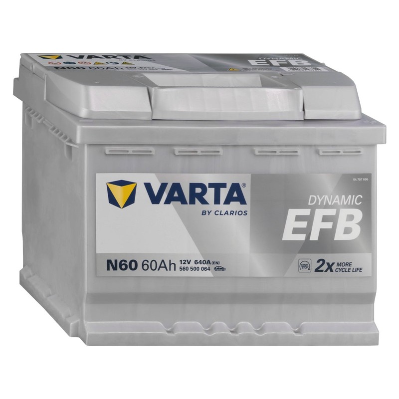 Batteria VARTA Efb 60ah Start&stop 640A N60 = Fiamm Tr520 Exide El600 - Immagine 1