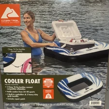 Ozark Trail Cooler Float | Inflatable Raft for 24–48 Qt Coolers | New in Box