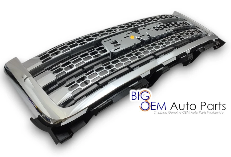 2012 2013 2014 GMC Sierra 2500 3500 передняя решетка хром новый OEM 23203128 - Изображение 2 из 4