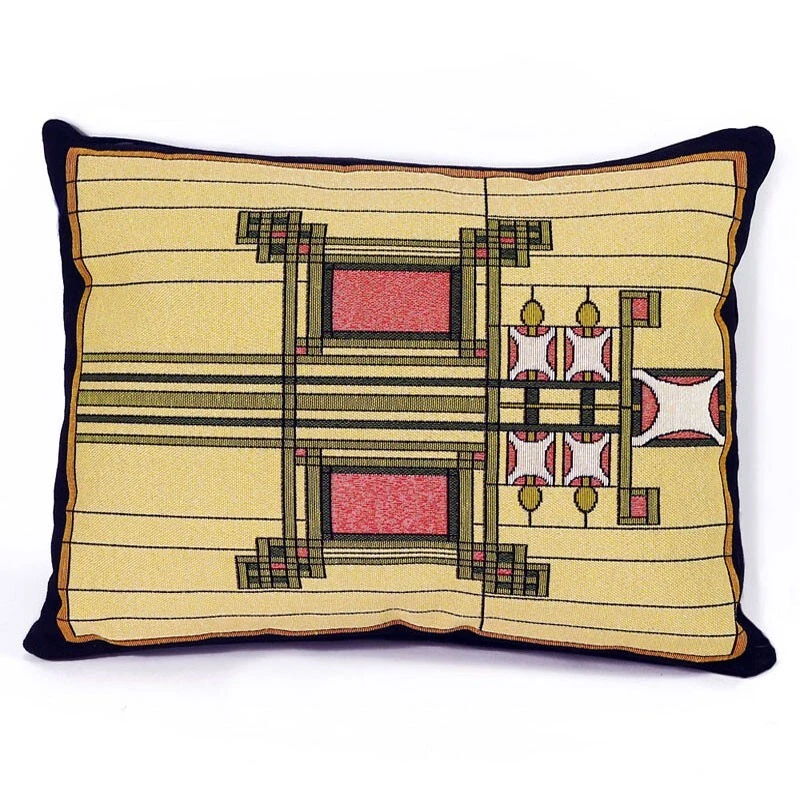 Rennie & Rose Louis Sullivan Art Glass Window Tapestry Pillow Cover
