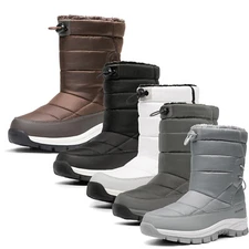 Women's Winter Snow Boots Waterproof Lightweight Warm Fashion Mid Calf Boot