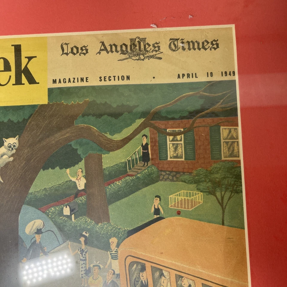 4-10-1949 Los Angeles Times-Cover-this Week Magazine-What makes good girls "BAD - Image 2 of 4