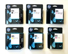 6 x HP Tinte DesignJet 30 90 130 / Nr. 85 + 84 SET / C5016A C9425A -C9429A OVP