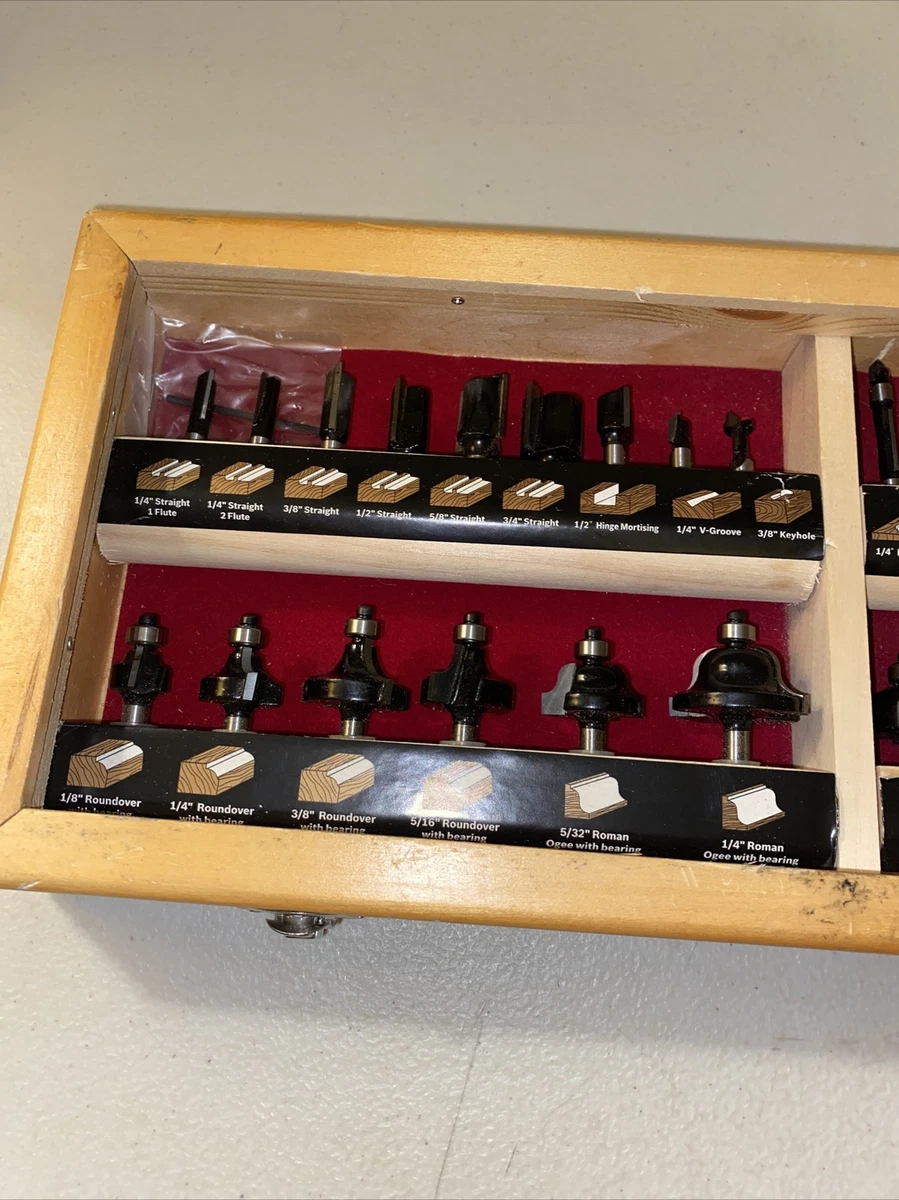 SKIL 91030 Carbide Router Bit Set 30 Piece Drill Bits Wood