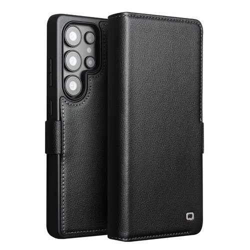 Custodia flip vera pelle QIALINO custodia protettiva case cover per Samsung Galaxy S25 Ultra - Foto 17 di 18