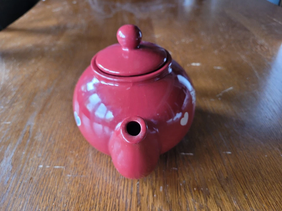 Théière Réception by tk 1L EDELWEISS rouge en Grès (Céramique) - Photo 2/4