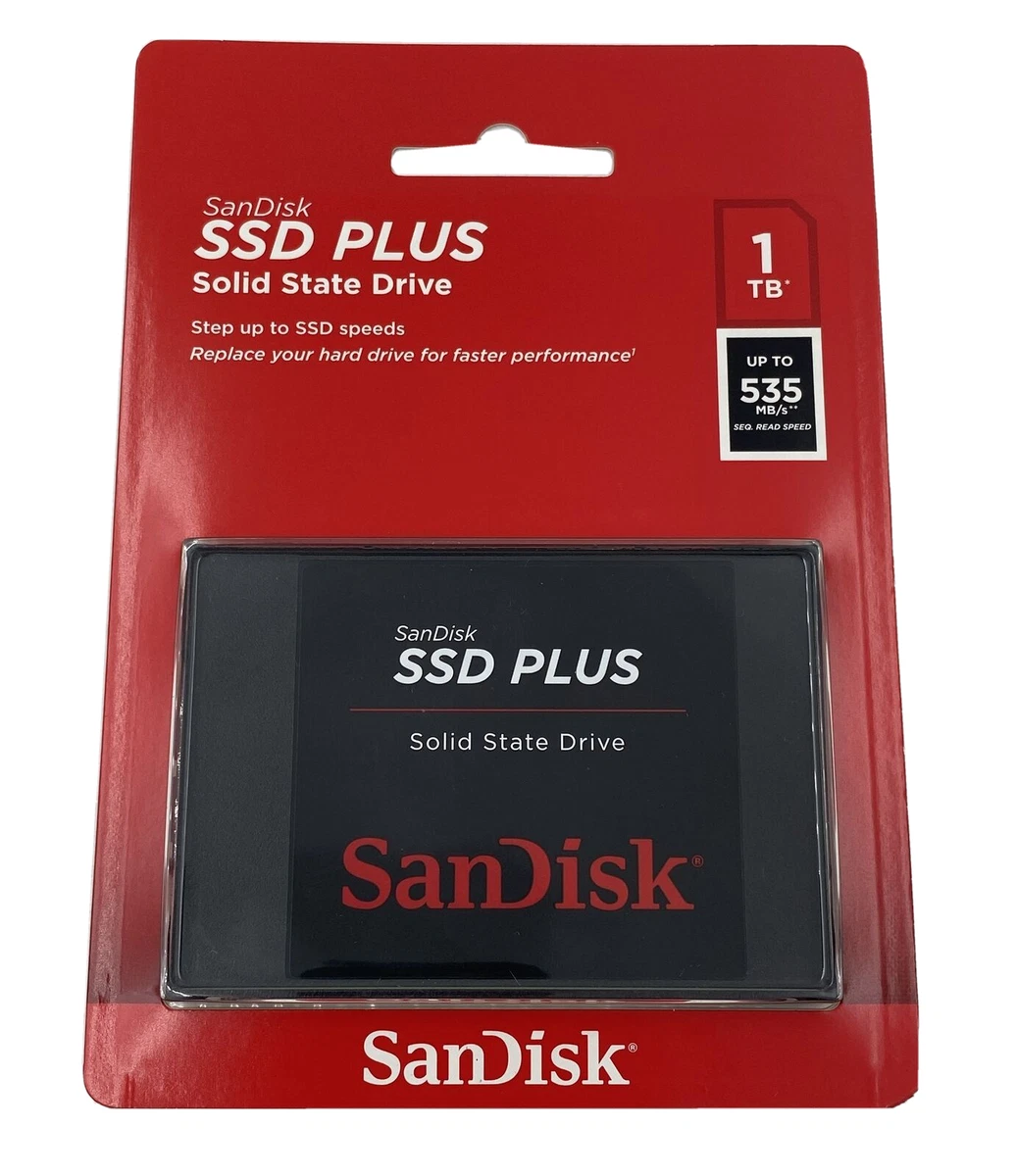 excepto por Dominante Guante SanDisk SSD Plus 1TB 2.5 inch 7mm SATA III Internal SSD SDSSDA-1T00 - New 619659167196 | eBay excepto por Dominante Guante SanDisk SSD Plus 1TB 2.5 inch 7mm SATA III Internal SSD SDSSDA-1T00 - New 619659167196 | eBay