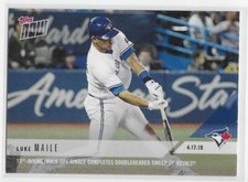 2018 TOPPS NOW Luke Maile #93 Blue Jays 4/17/18 PRINT RUN 233