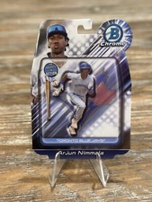 2024 Bowman Draft Baseball Chrome Bowman In Action BIA-20 Arjun Nimmala