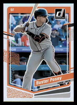 2023 Donruss Buster Posey Career Stat Line Holo /302 #196