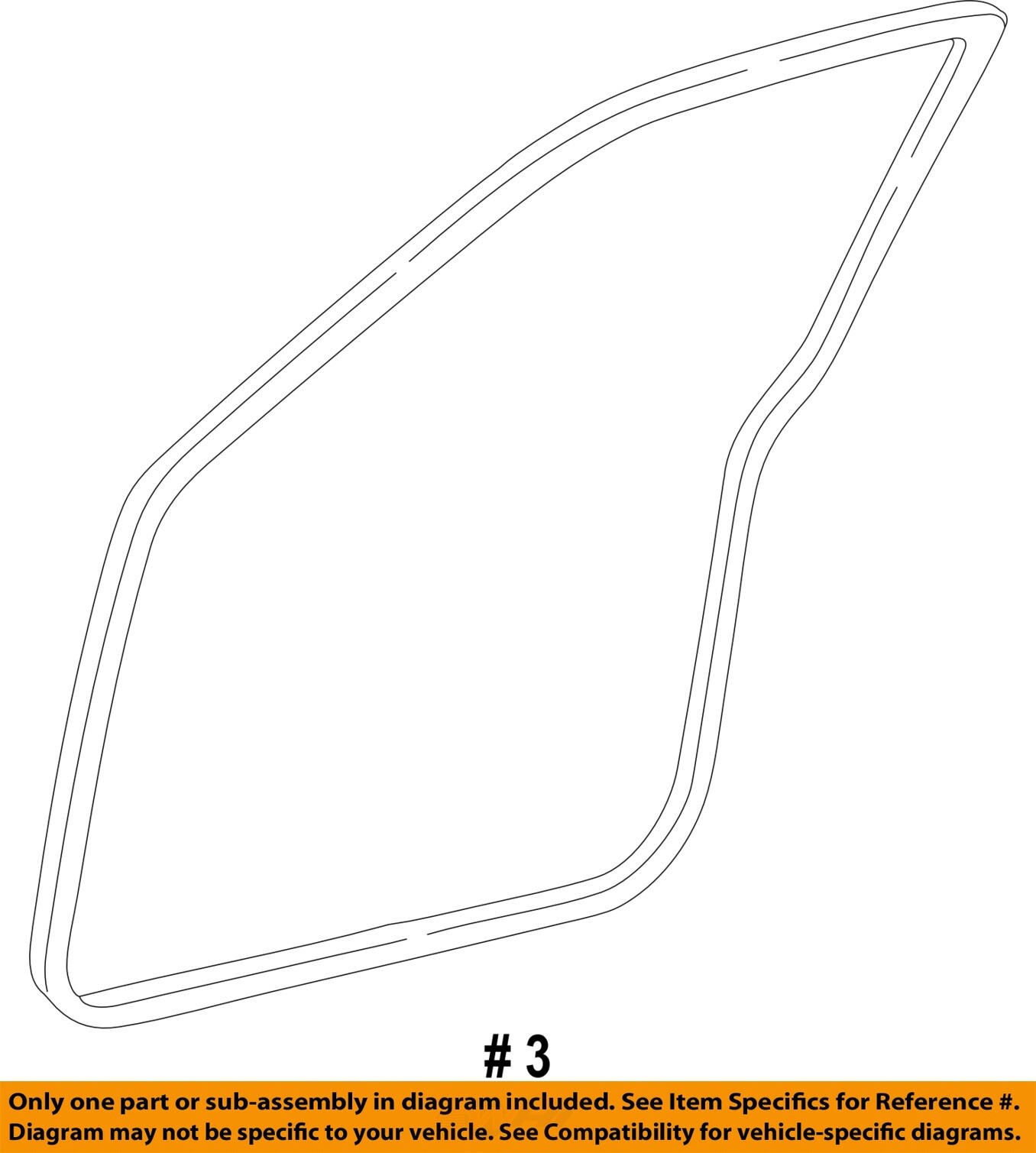 GM OEM UNISIDE-Door Weatherstrip Seal 15244250 | eBay 