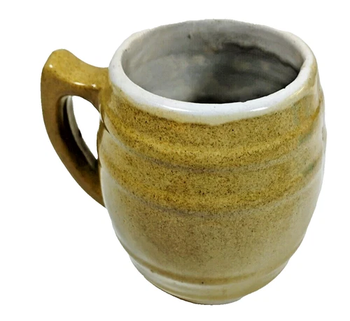 UHL Pottery Co. Barrel Mug Beer Stein #16 Huntingburg Indiana 1906-1944 Vintage