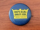 1950's IMPERIAL SEED COMPANY ~ Clear Lake, IOWA Vintage Pinback Button  — photo 3