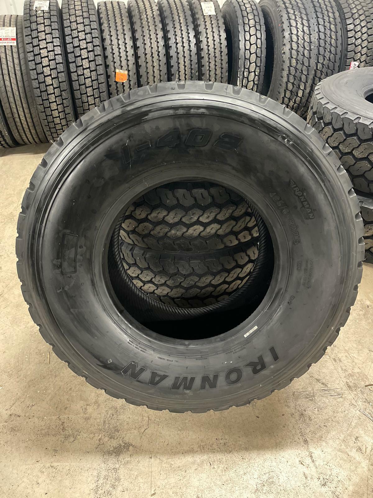 2 Tires 425/65R22.5 Ironman I402 Steer Mixed Se 20Ply 165 K Commercial
