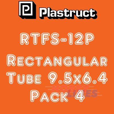 RECHTECKIGE RÖHREN Sortiment Styrol ABS Kunststoff Polystyrol RTFS PLASTRUCT