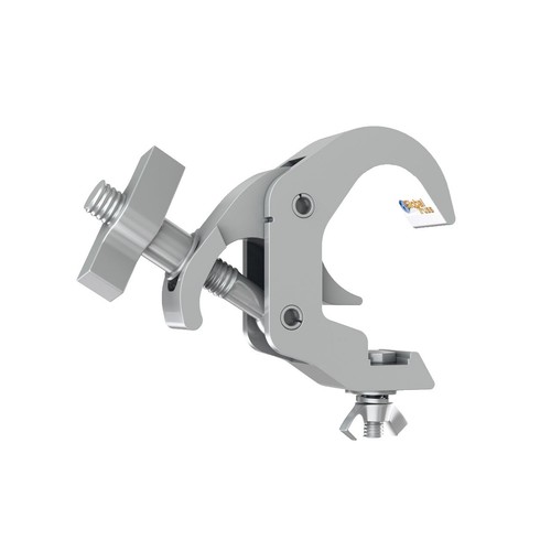 QWORK Truss Clamp 40-Pack – 2-Inch Aluminum Alloy Lighting Clamp, 220 Lbs Load Capacity, Fits 48-52mm OD Pipe/Truss, For Stage Lights & Projectors