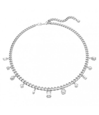 Collana girocollo Swarovski Dextera bianca placcato rodio 5671183
