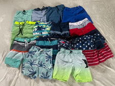 Lot 14 Boy's Swim Trunk Size 5/6, 7 Hurley, Old Navy, Under Armour FREE SHIPPING