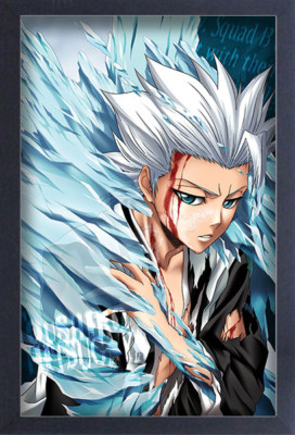 BLEACH TOSHIRO ON ICE 13x19 FRAMED GELCOAT POSTER ANIME SERIES