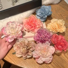 Retro Peony Hair Clip Flowers Side Clip Duckbill Clip Hair Pin Bridal Headdress