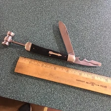 Marbles pocket knife Trapper  ELECTRICIAN Workman with Hammer MR262 KDU