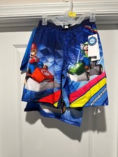 Mario kart boys shirt and short swimsuit set size 8