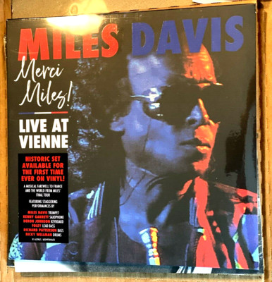 MILES DAVIS Merci, Miles! Live At Vienne  2x VINYL LP *Sealed* Hype Sticker