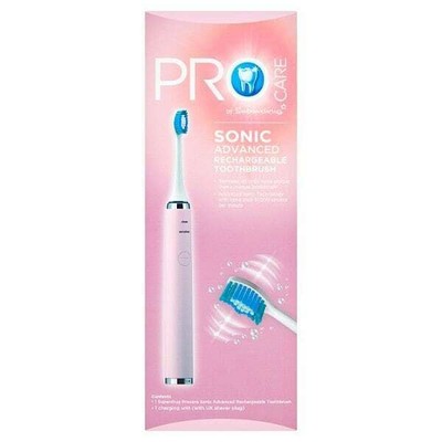 pro care sonic advance rechargeable toothbrush
