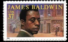 US Scott # 3871, James Baldwin : Writer, 2004 37¢ Stamp MNH